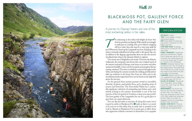 Wild Swimming Walks Lake District: 28 Lake River and Waterfall Days Out by Pete Kelly