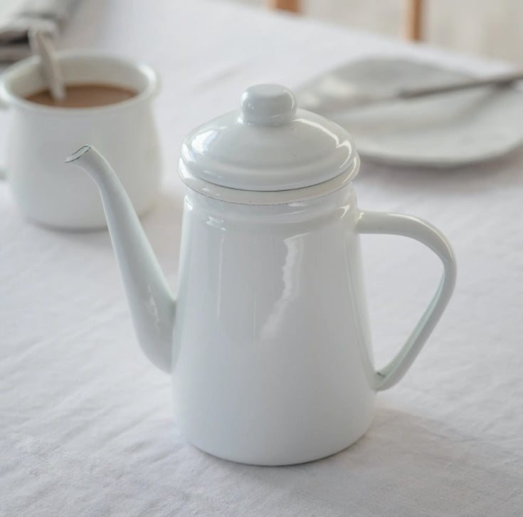 Coffee Pot in Warm White