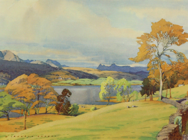 Esthwaite Water by William Heaton Cooper R.I. (1903 - 1995)