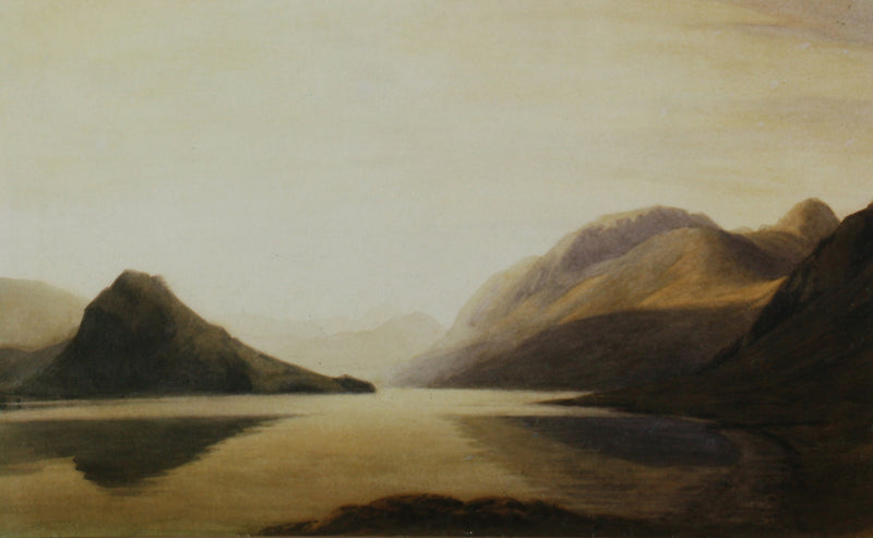 Golden Evening, Crummock Water by William Heaton Cooper R.I. (1903 - 1995)