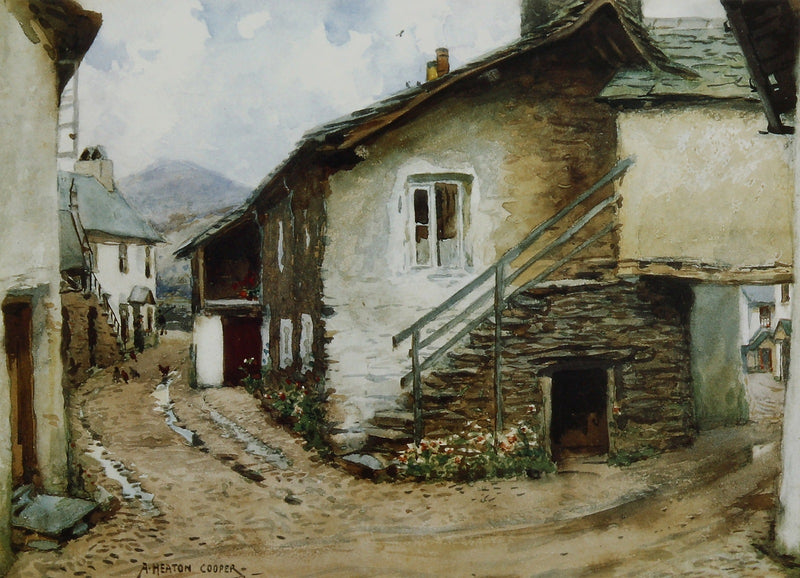 Grandy Nook, Hawkshead, 1895 by Alfred Heaton Cooper (1863 - 1929)