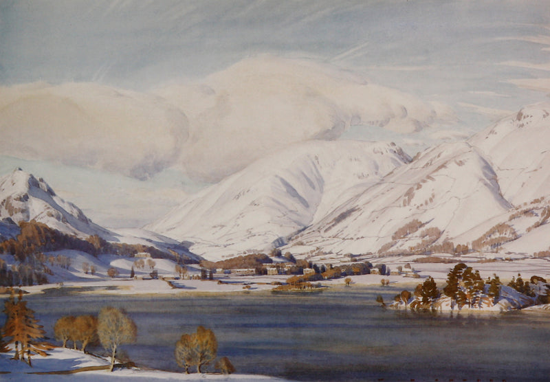 Grasmere in Midwinter by William Heaton Cooper R.I. (1903 - 1995)