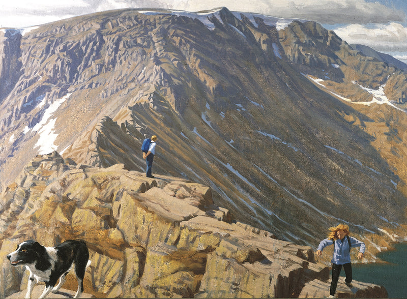 On Striding Edge, 2000 by Julian Cooper (b. 1947)