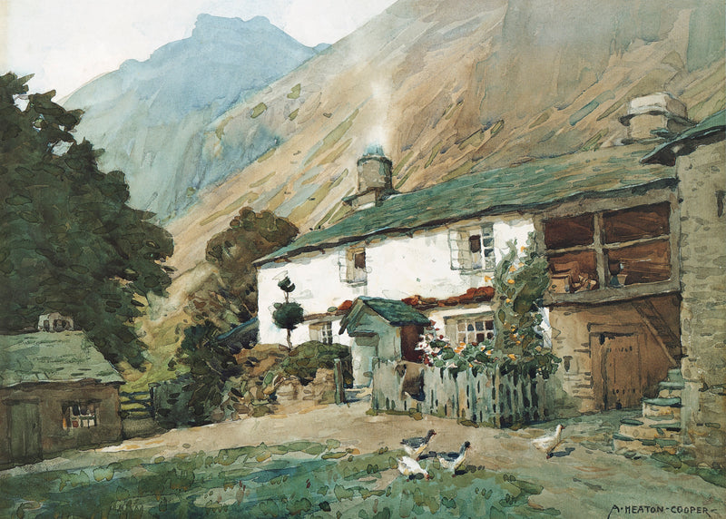 The Bield, Little Langdale by Alfred Heaton Cooper (1863 - 1929)