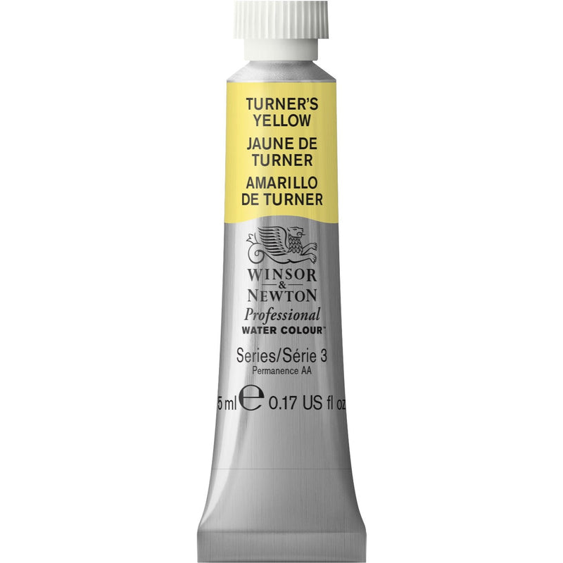 W&N PROFESSIONAL WATER COLOUR TUBE 5ML TURNERS YELLOW