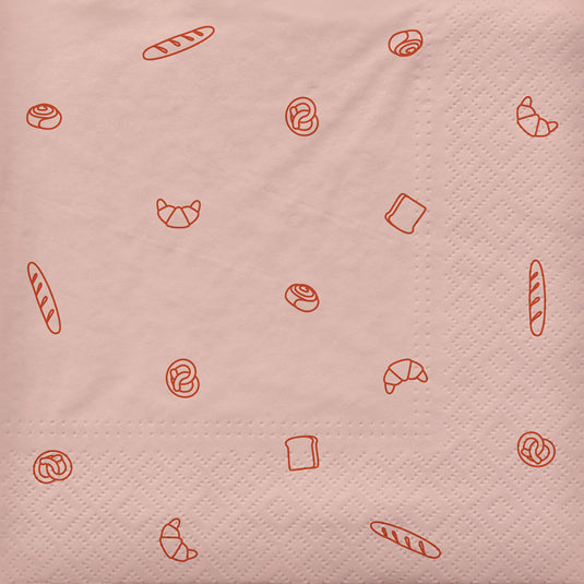 Napkin Blush bread design