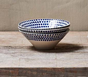 Indigo Drop Tableware