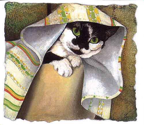 Patch Hiding II by Linda Cooper (née Ryle) (b. 1947)