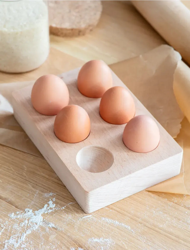 Beech Wood Borough Egg Holder